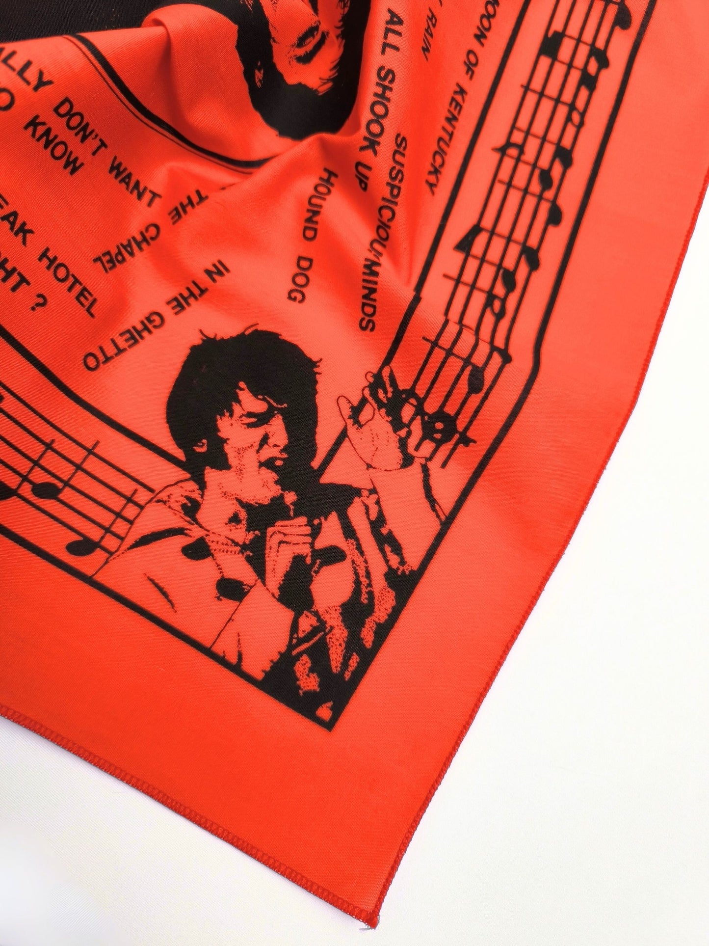 Vintage Elvis Presley Tribute Bandana – 1935–1977