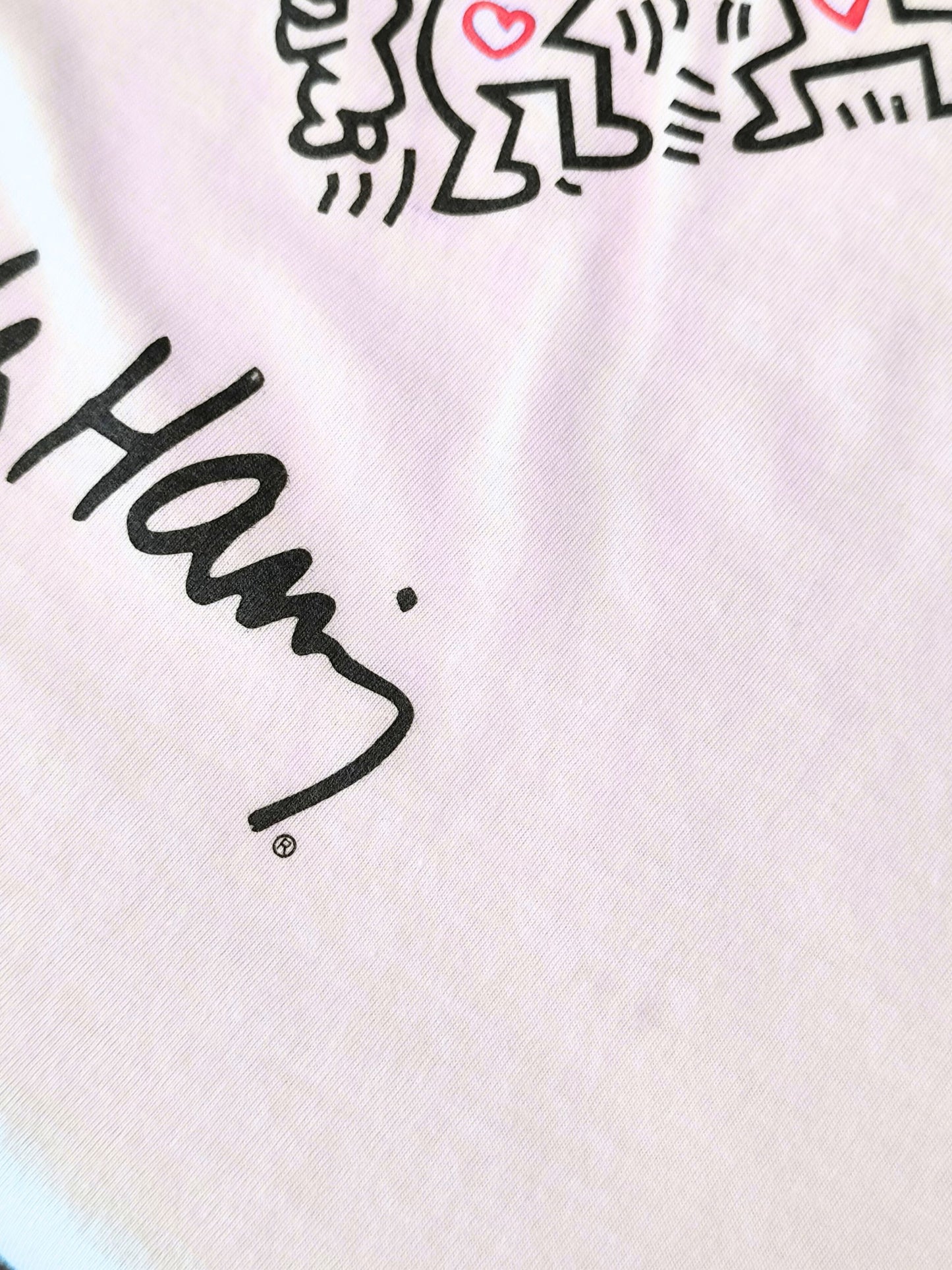 Keith Haring® Red & White Heart Tee – Official Zambaiti Concept Collection