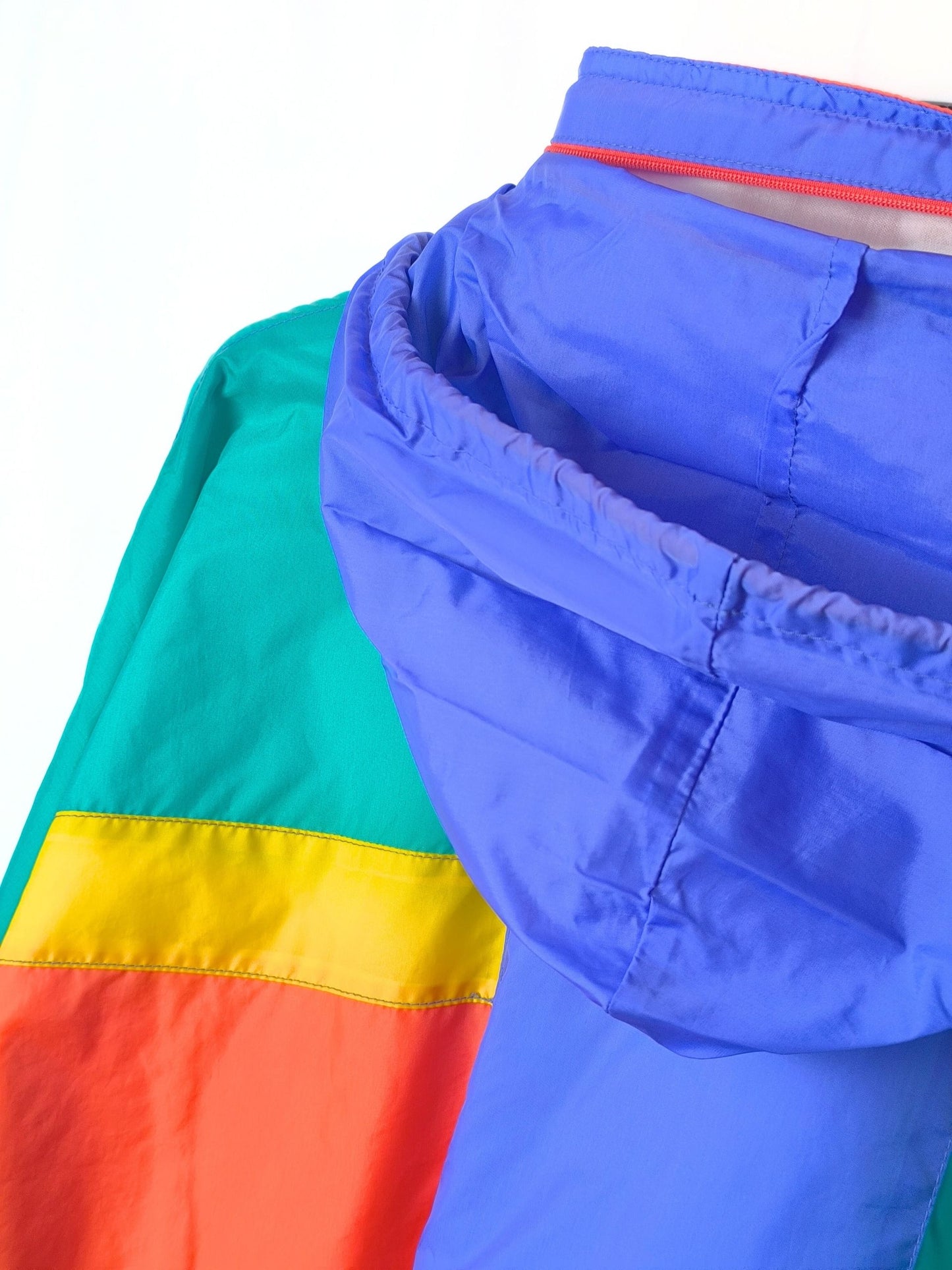 90s Reggae Windbreaker Jacket – SHAMP Creative Fashion – Colorblock Ravewear