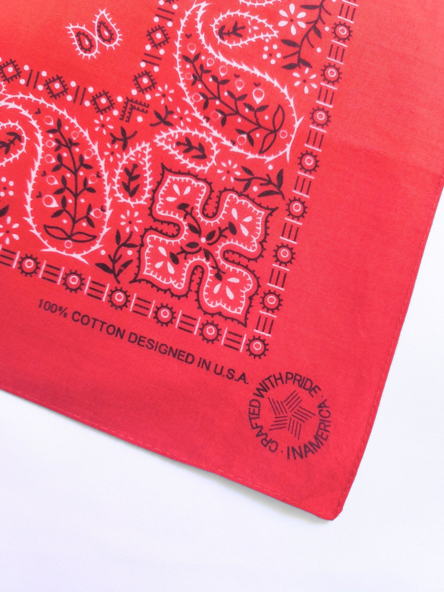 Vintage Red Wamcraft Bandana – Made in USA