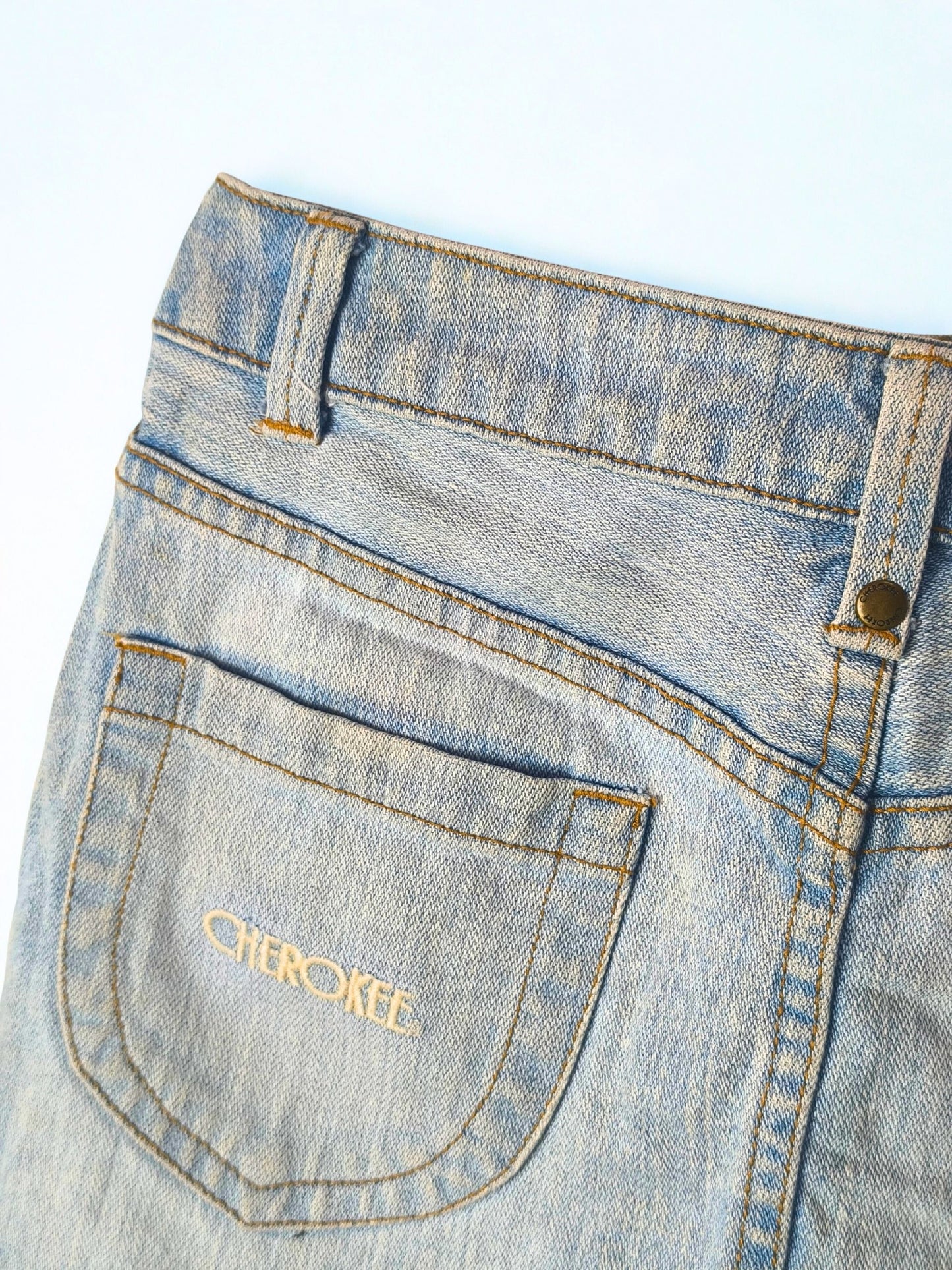 Y2K Cherokee Denim Mini Skirt