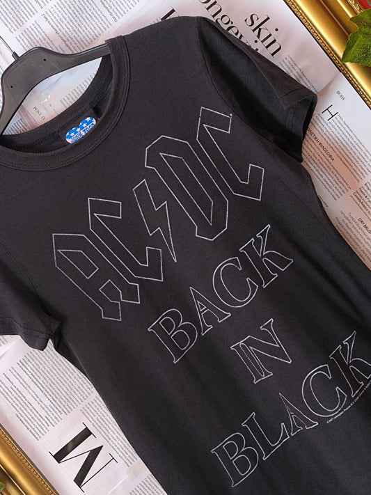 AC/DC “Back in Black” Junk Food T-Shirt — 2007 / Made in U.S.A.