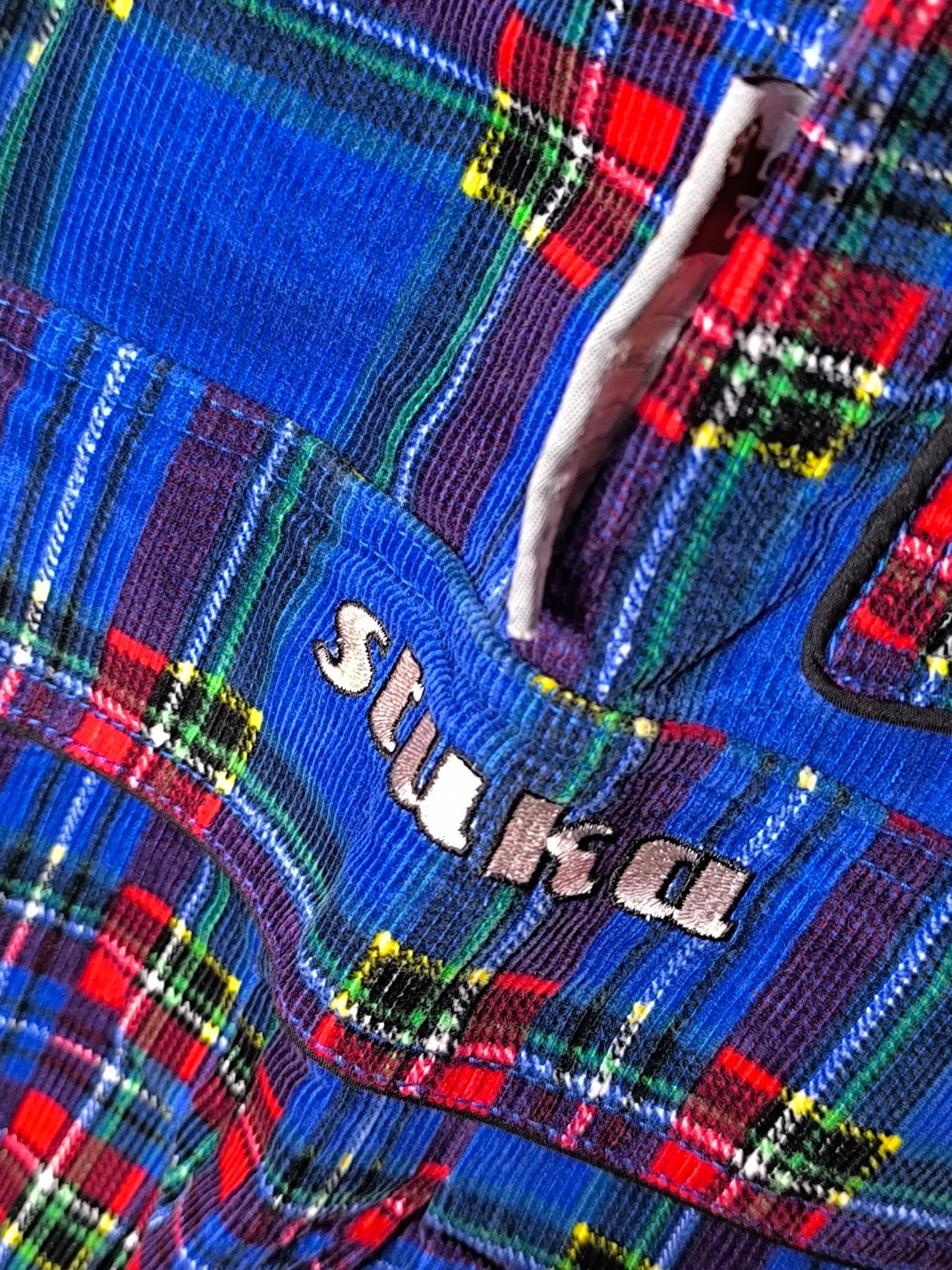 Deadstock STUKA Y2K Wide Leg / Baggy Tartan Corduroy Cargo Pants
90s – Early 2000s Original Streetwear