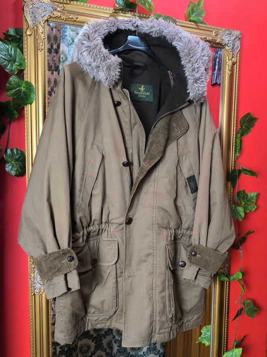 Unisex Brooksfield Sportive Made in Italy Vintage Parka Jacket
