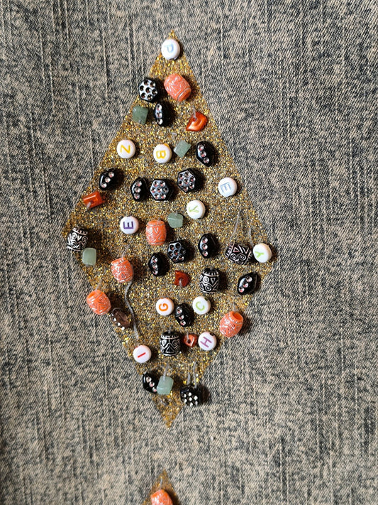 Y2K Grey-Blue Acid Wash Beaded Embellished Stretch Flare Jeans – Idea Imagine