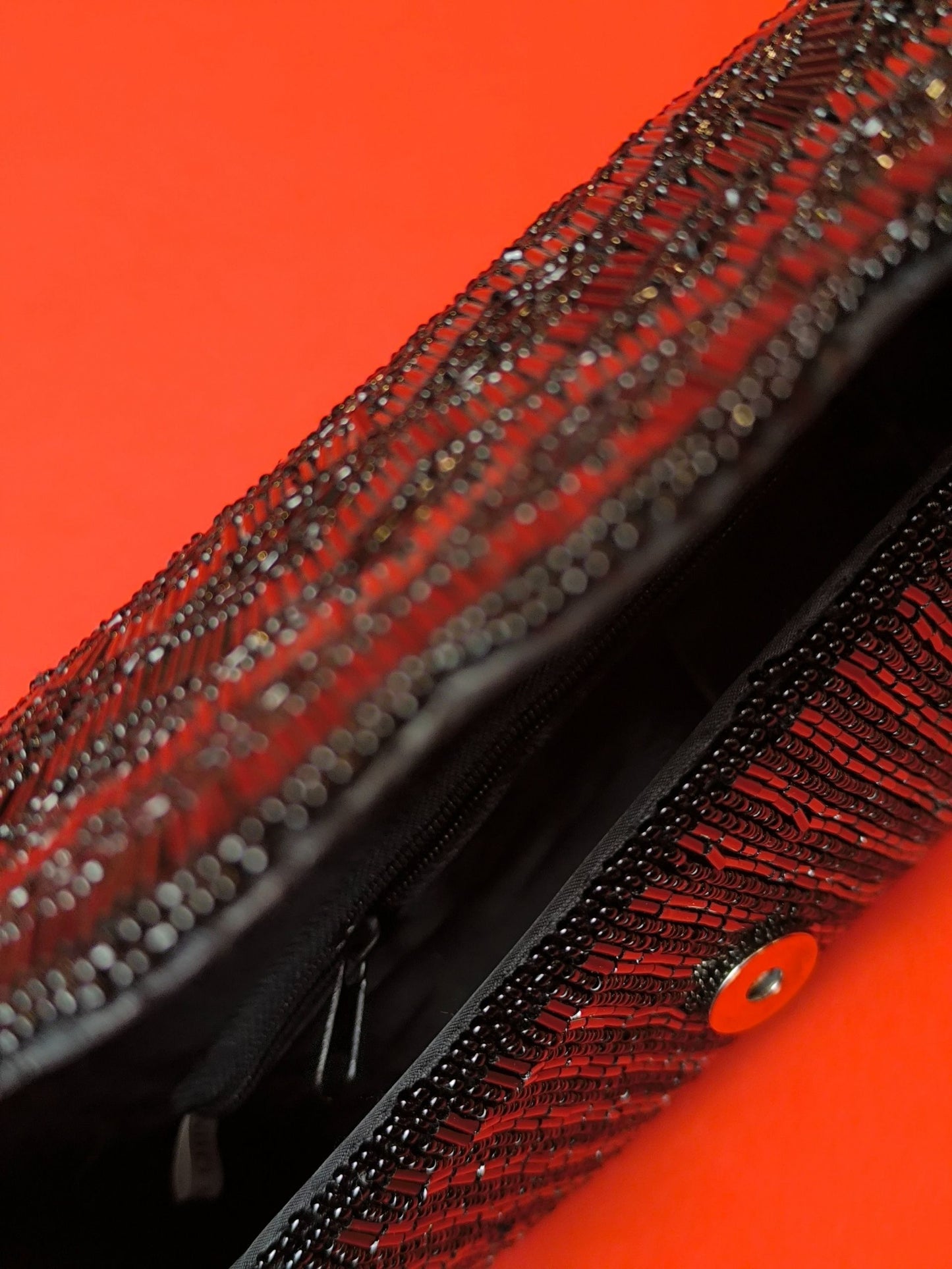 Black Beaded Evening Bag - Late 90s–Early 2000s