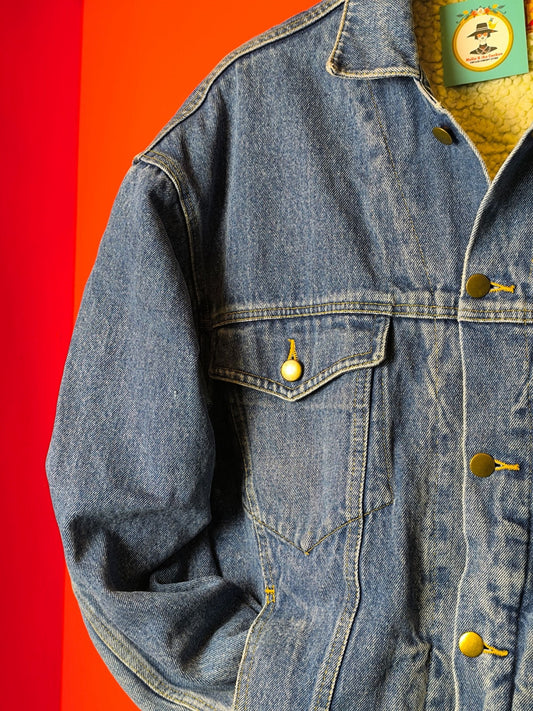 Per Plex Try Vintage Sherpa Denim Jacket