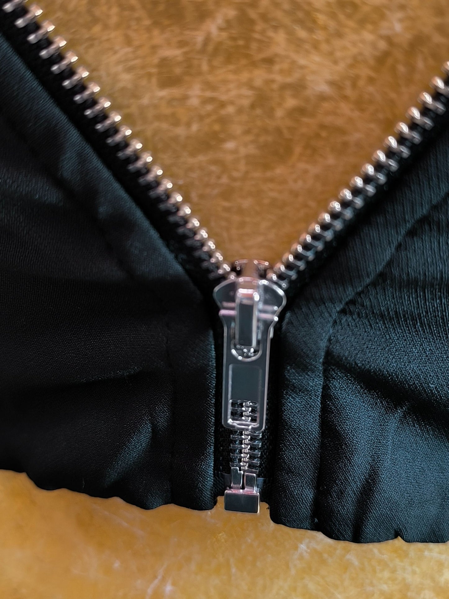 White Fox Black Corset Top with Rhinestone Fringe