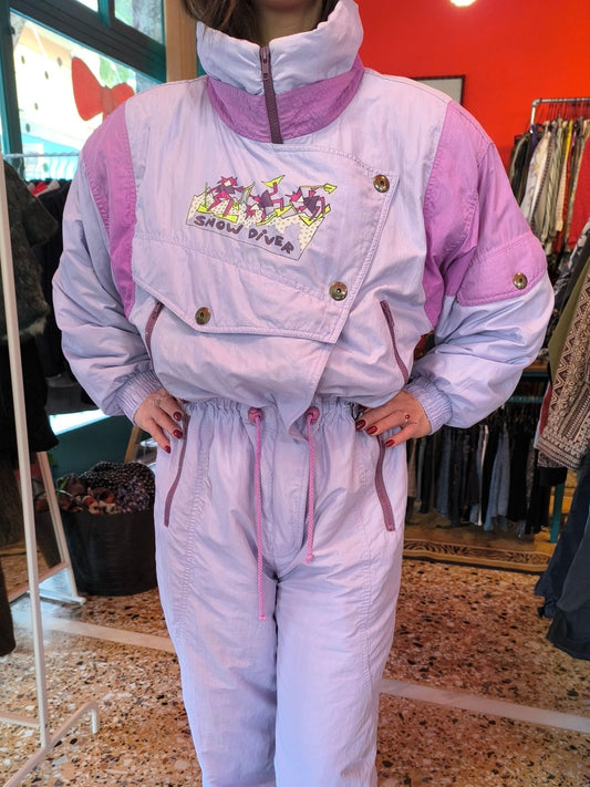 Golden Team "Silver Wings" Vintage Ski & Snowboard Suit