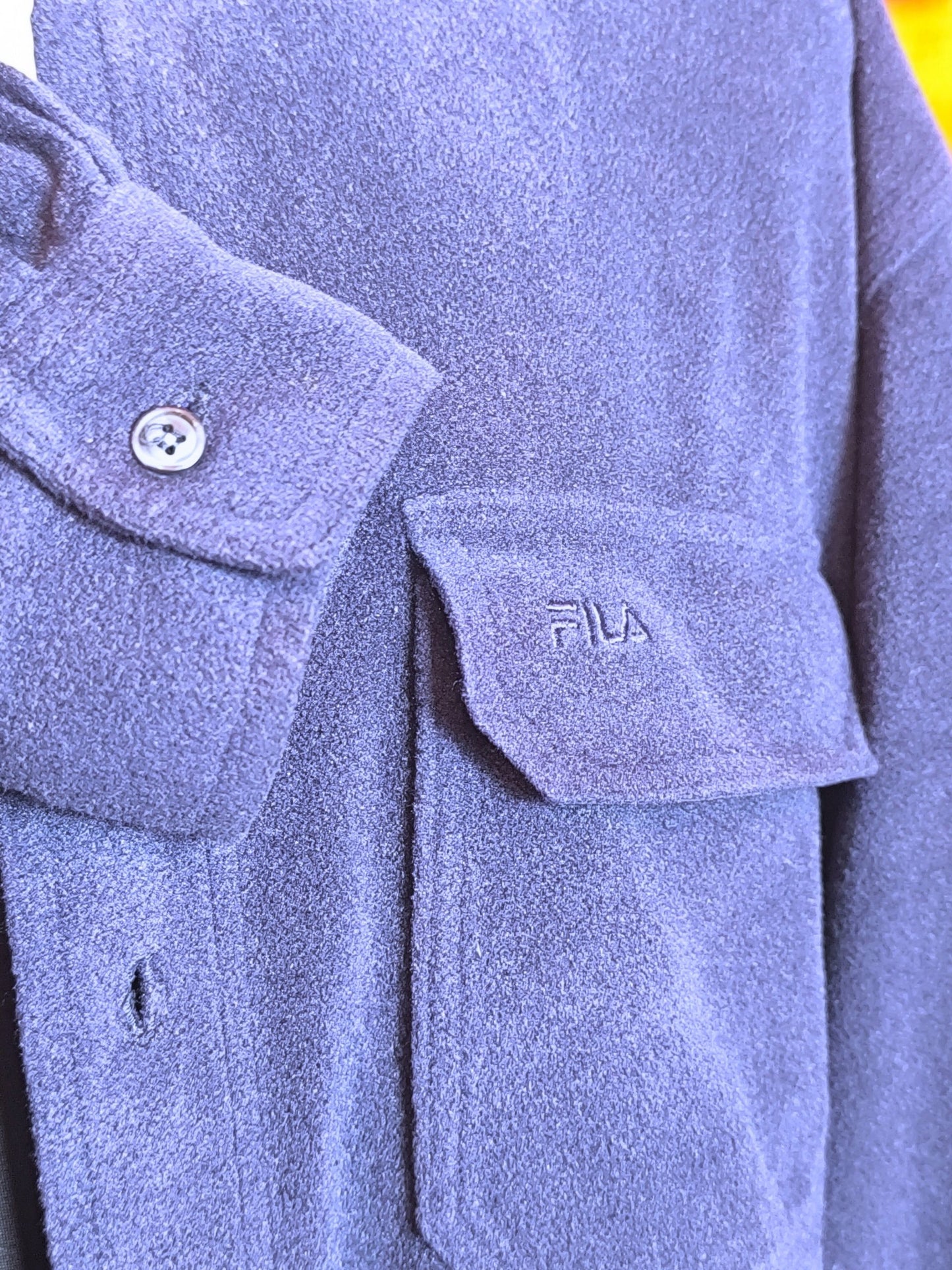 Vintage FILA IceTech Fleece Overshirt – Navy Blue