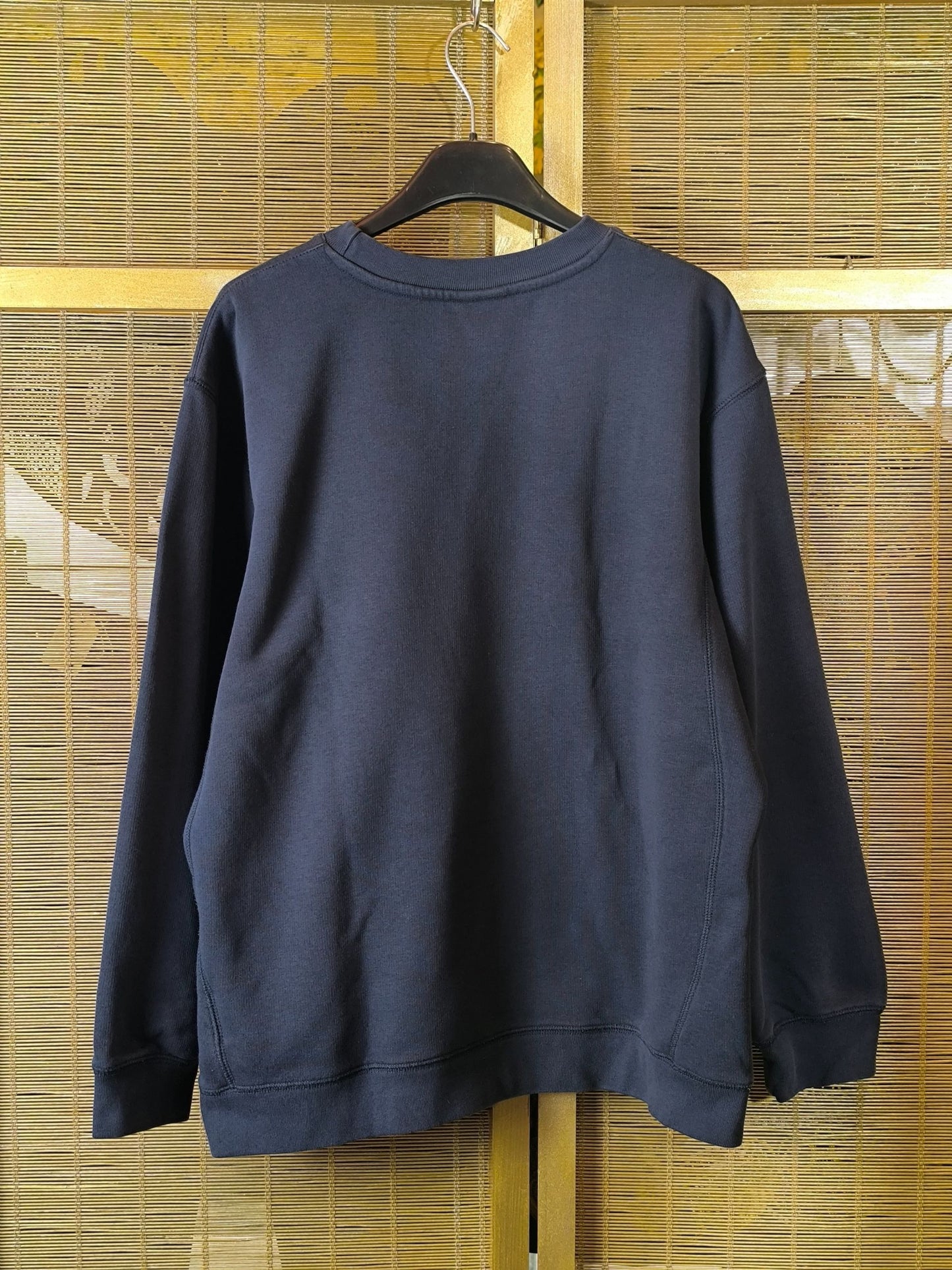 Nike 2000s Vintage Navy Blue Center Swoosh Crewneck Sweatshirt