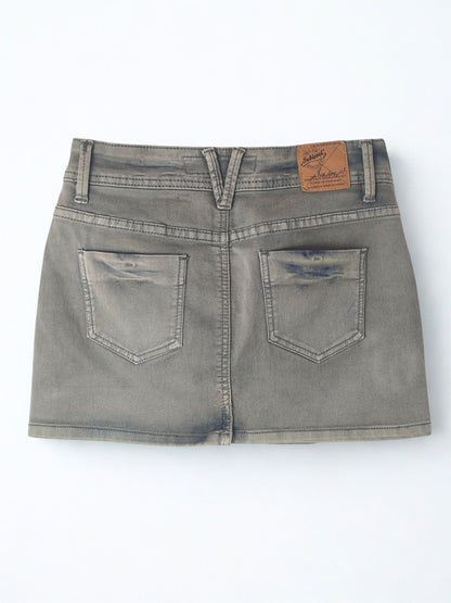 Y2K Denim Mini Skirt by Sublevel