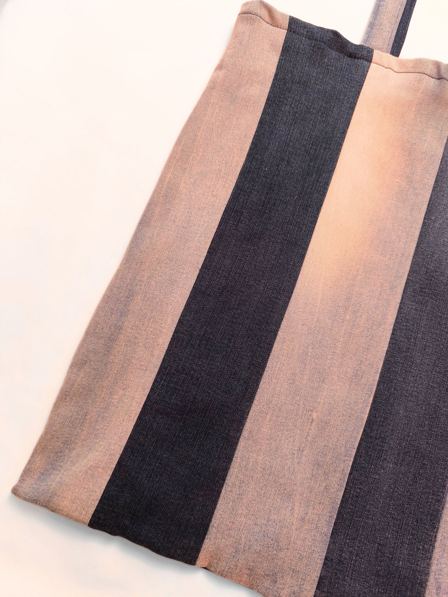 Upcycled Denim Tote Bag "Melia and the Cuckoo"