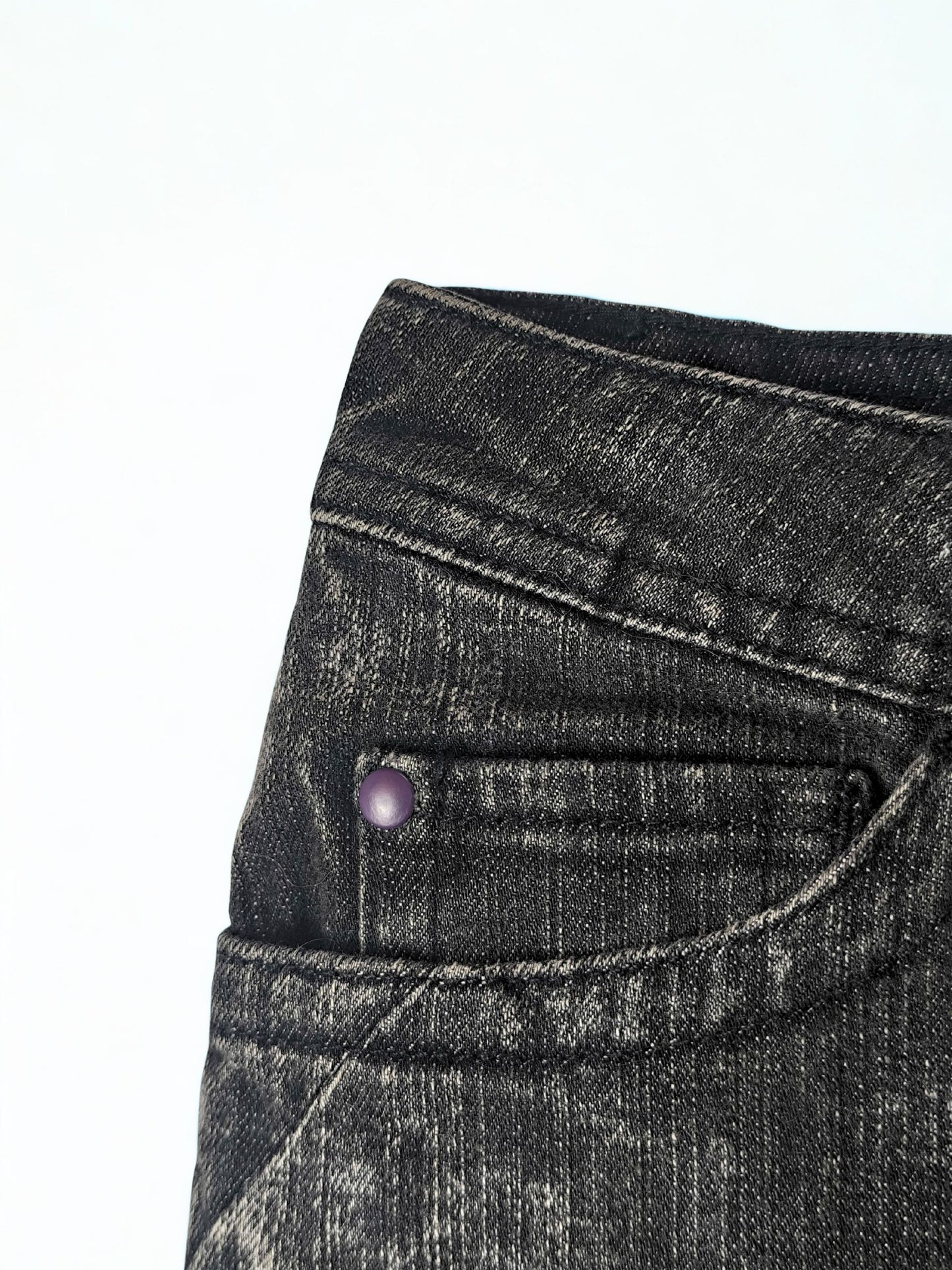 Y2K Acid Wash Mini Skirt