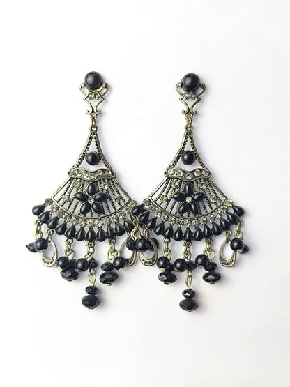 Deadstock Gothic Chandelier Earrings – Vintage-Inspired Statement Jewelry