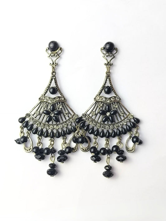 Deadstock Gothic Chandelier Earrings – Vintage-Inspired Statement Jewelry