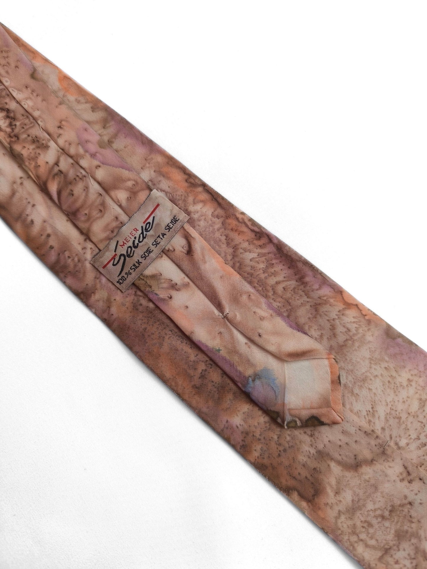 Vintage Hand-Painted Style Floral Silk Tie – Meier