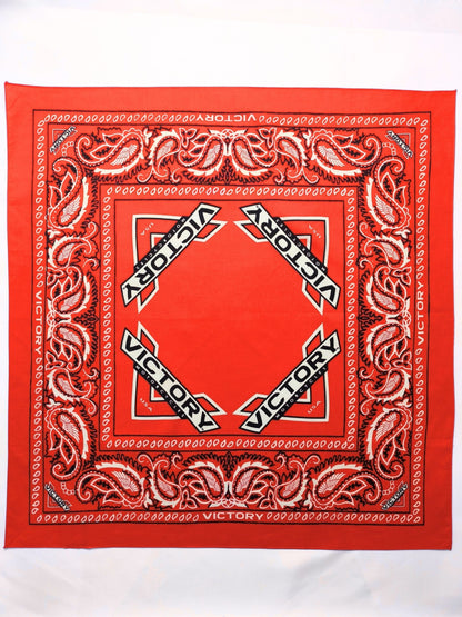 Vintage Victory Motorcycles Red Bandana – Late 1990s to Early 2000s