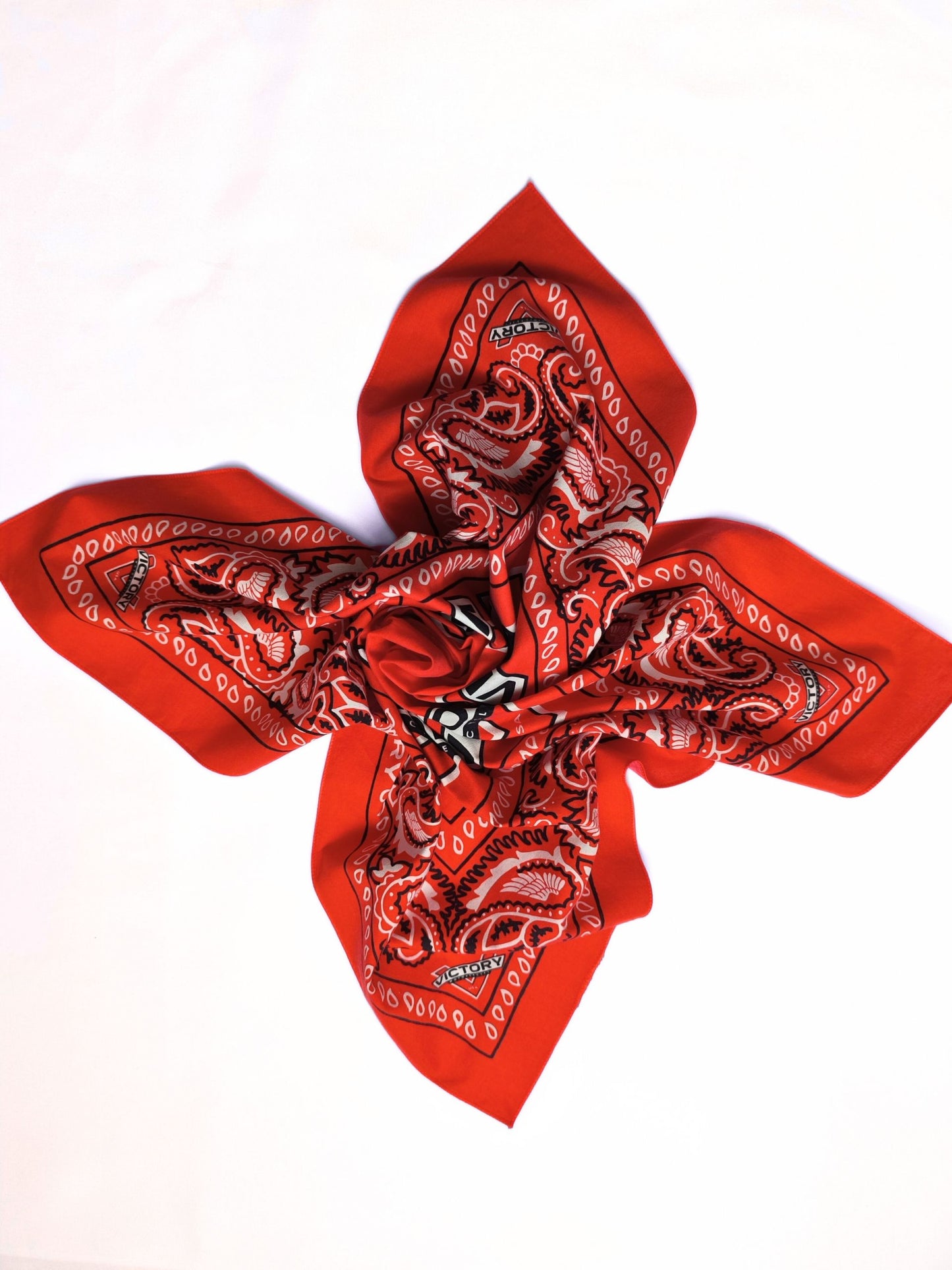 Vintage Victory Motorcycles Red Bandana – Late 1990s to Early 2000s