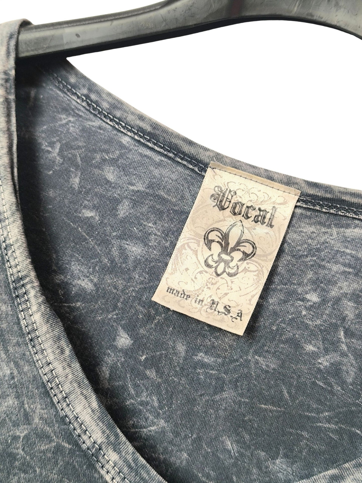 Y2K Vocal Embellished Skull Top – Made in USA