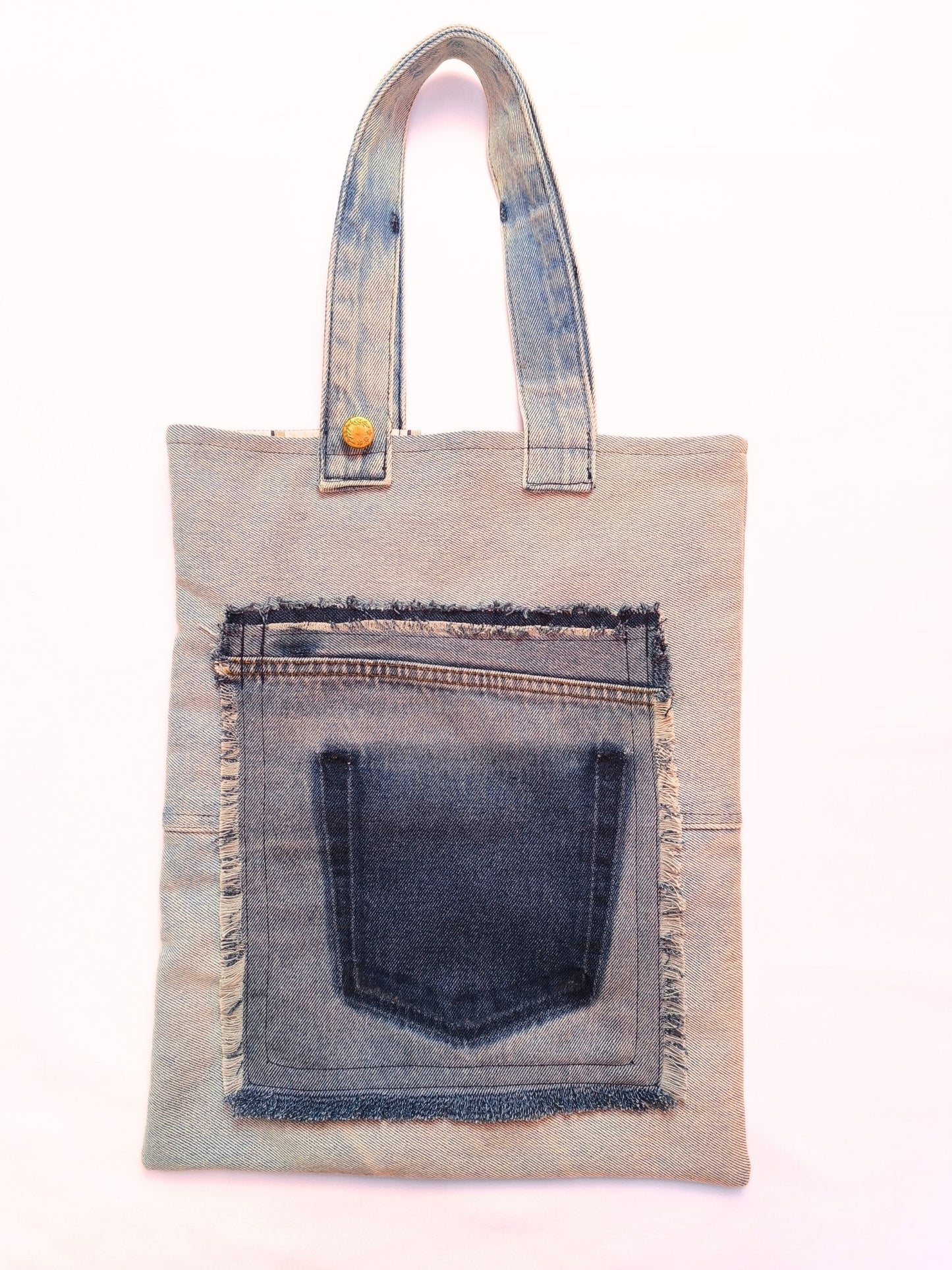 Upcycled Denim Tote Bag