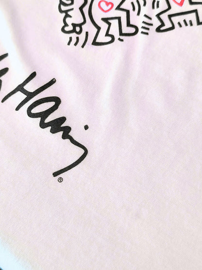 Keith Haring® Red & White Heart Tee – Official Zambaiti Concept Collection