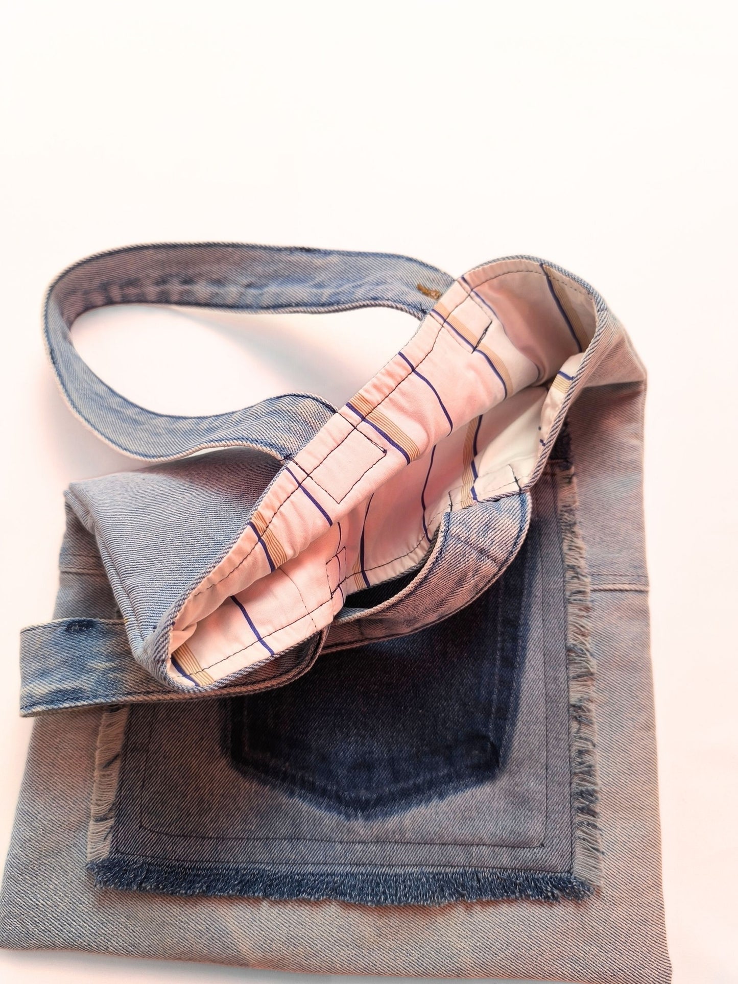 Upcycled Denim Tote Bag