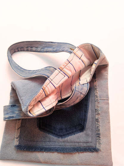 Upcycled Denim Tote Bag