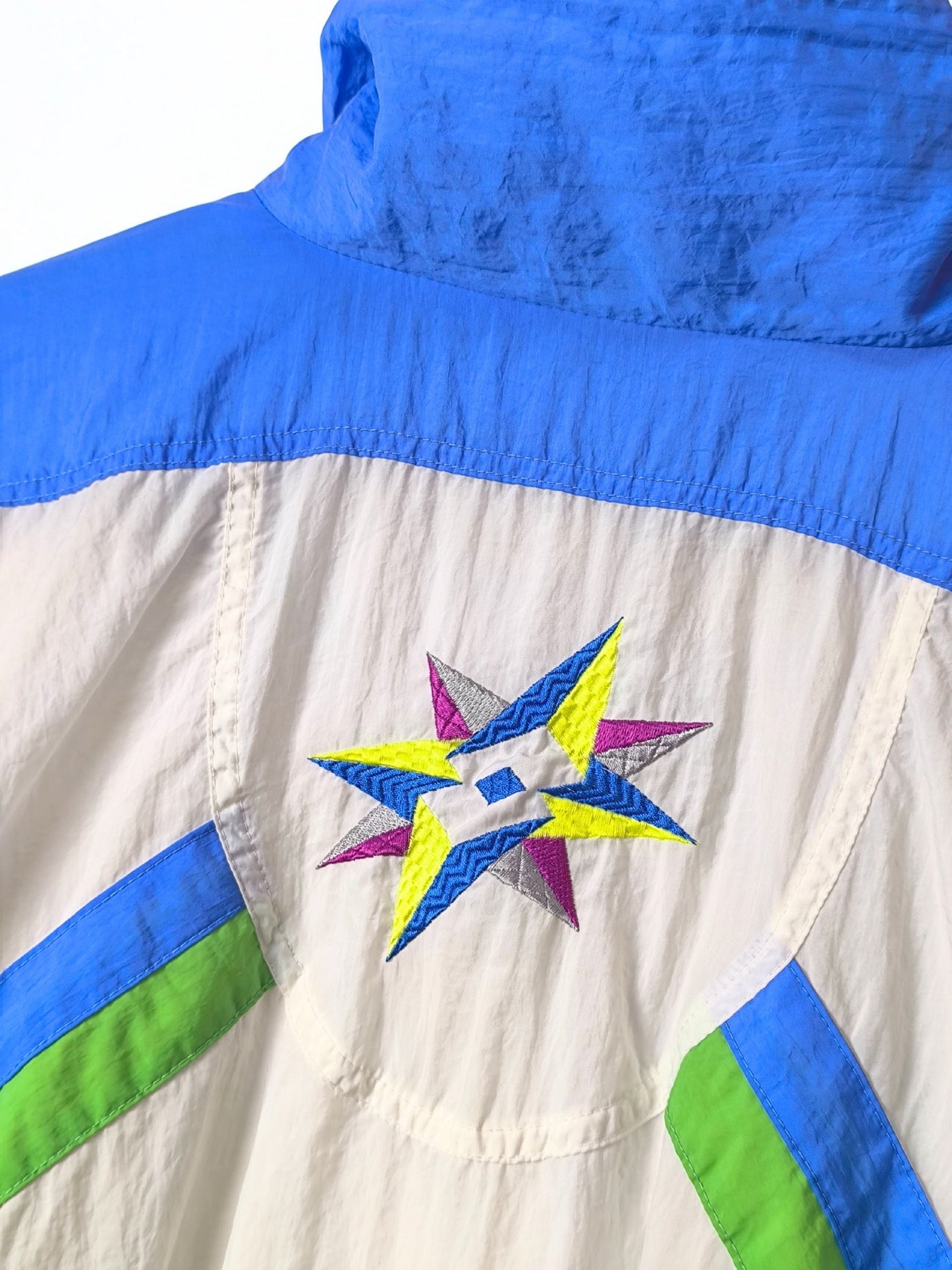 Lotto Windbreaker Jacket – Rare 90s Geometric Edition