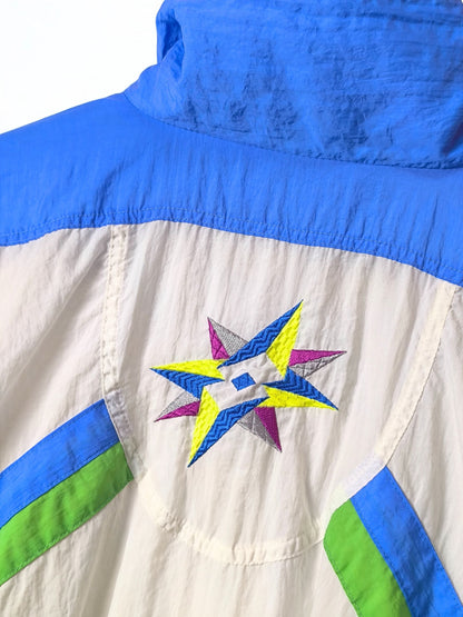 Lotto Windbreaker Jacket – Rare 90s Geometric Edition