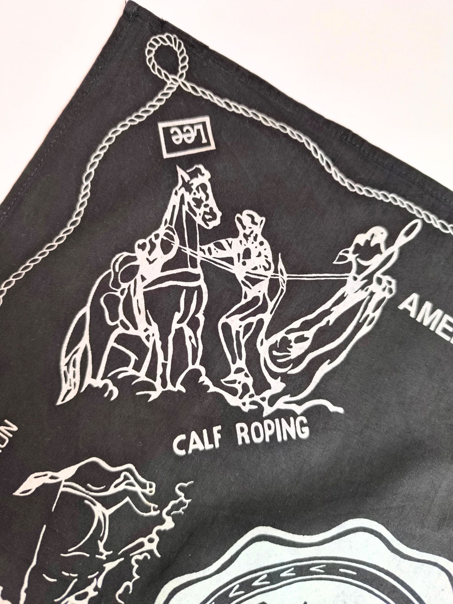 Vintage Lee Western Bandana – “America’s Favorite”