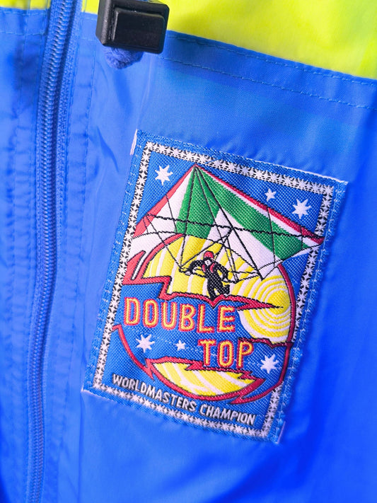 90s Marcel Clair "Double Top" Colorblock Windbreaker Jacket