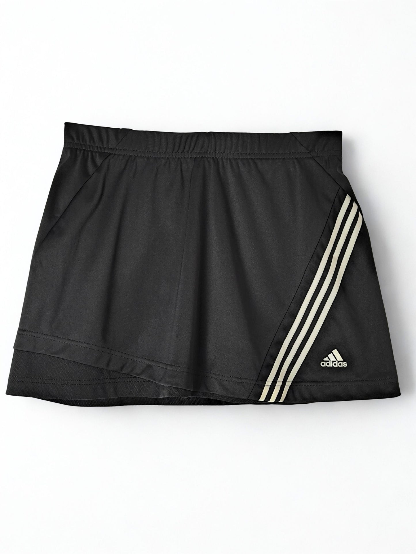 Adidas Clima365 Skort – Black with Magenta Stripes