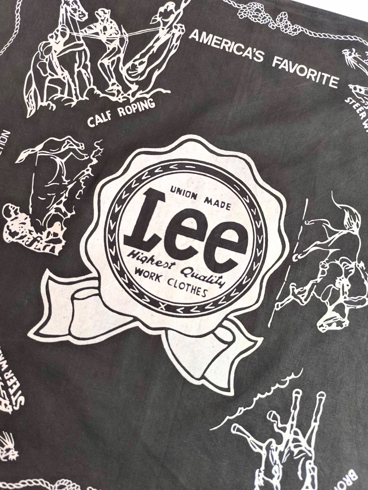 Vintage Lee Western Bandana – “America’s Favorite”