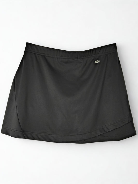 Adidas Clima365 Skort – Black with Magenta Stripes