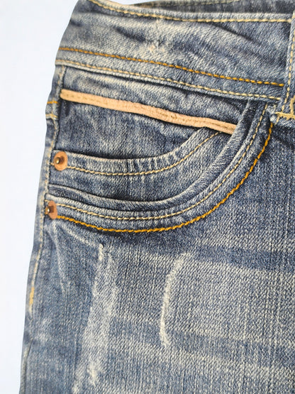 Y2K Low-Rise Denim Mini Skirt by Pimkie