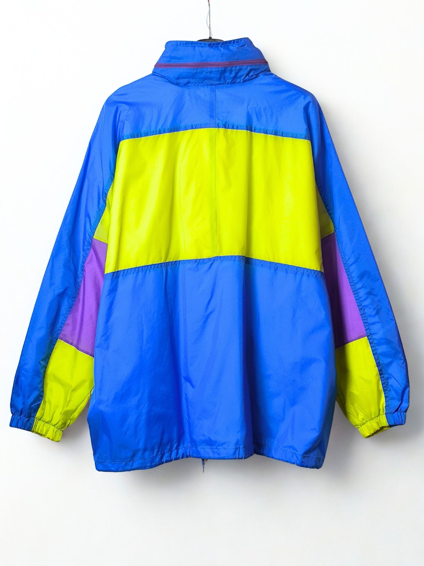 90s Marcel Clair "Double Top" Colorblock Windbreaker Jacket