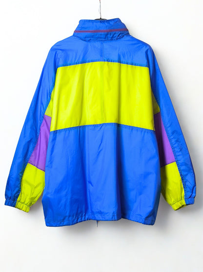 90s Marcel Clair "Double Top" Colorblock Windbreaker Jacket