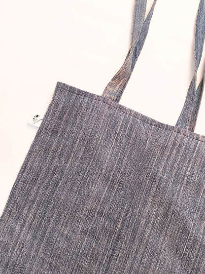 Upcycled Denim Tote Bag "Melia & the Cuckoo"