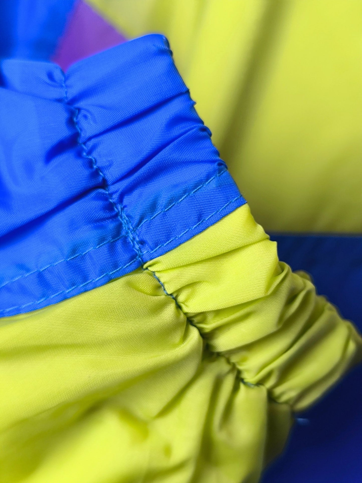 90s Marcel Clair "Double Top" Colorblock Windbreaker Jacket