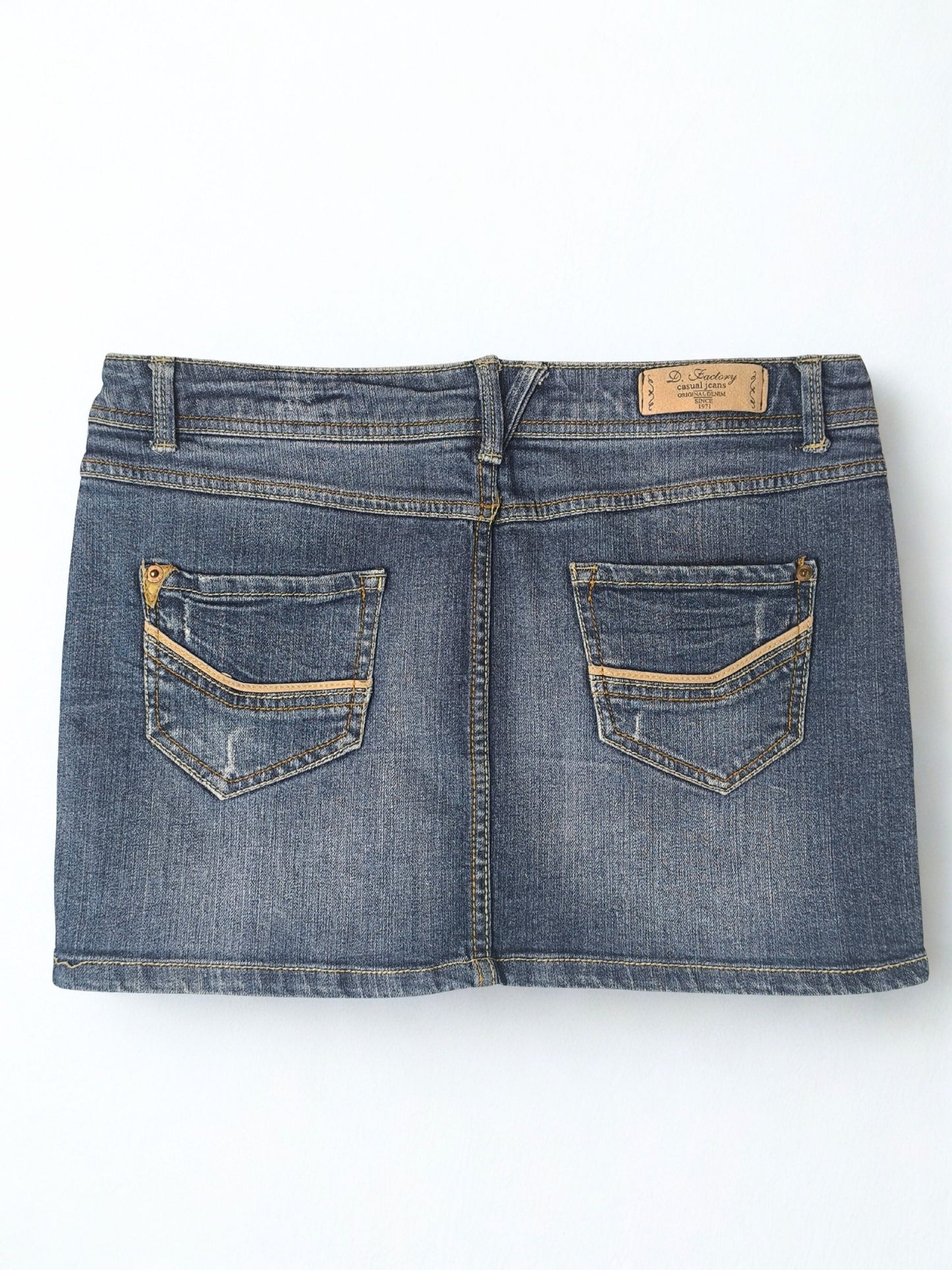 Y2K Low-Rise Denim Mini Skirt by Pimkie