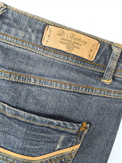 Y2K Low-Rise Denim Mini Skirt by Pimkie