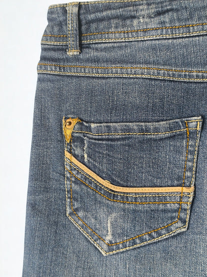 Y2K Low-Rise Denim Mini Skirt by Pimkie