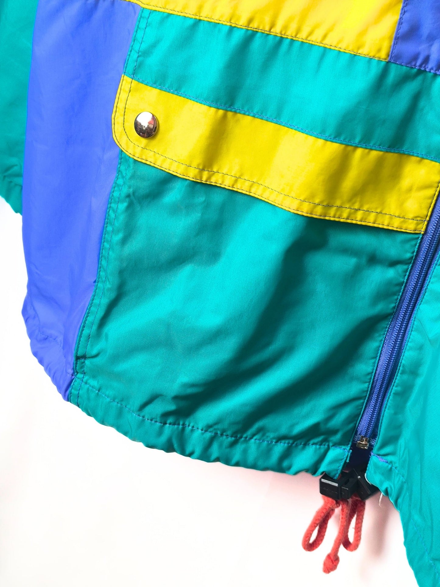 90s Reggae Windbreaker Jacket – SHAMP Creative Fashion – Colorblock Ravewear