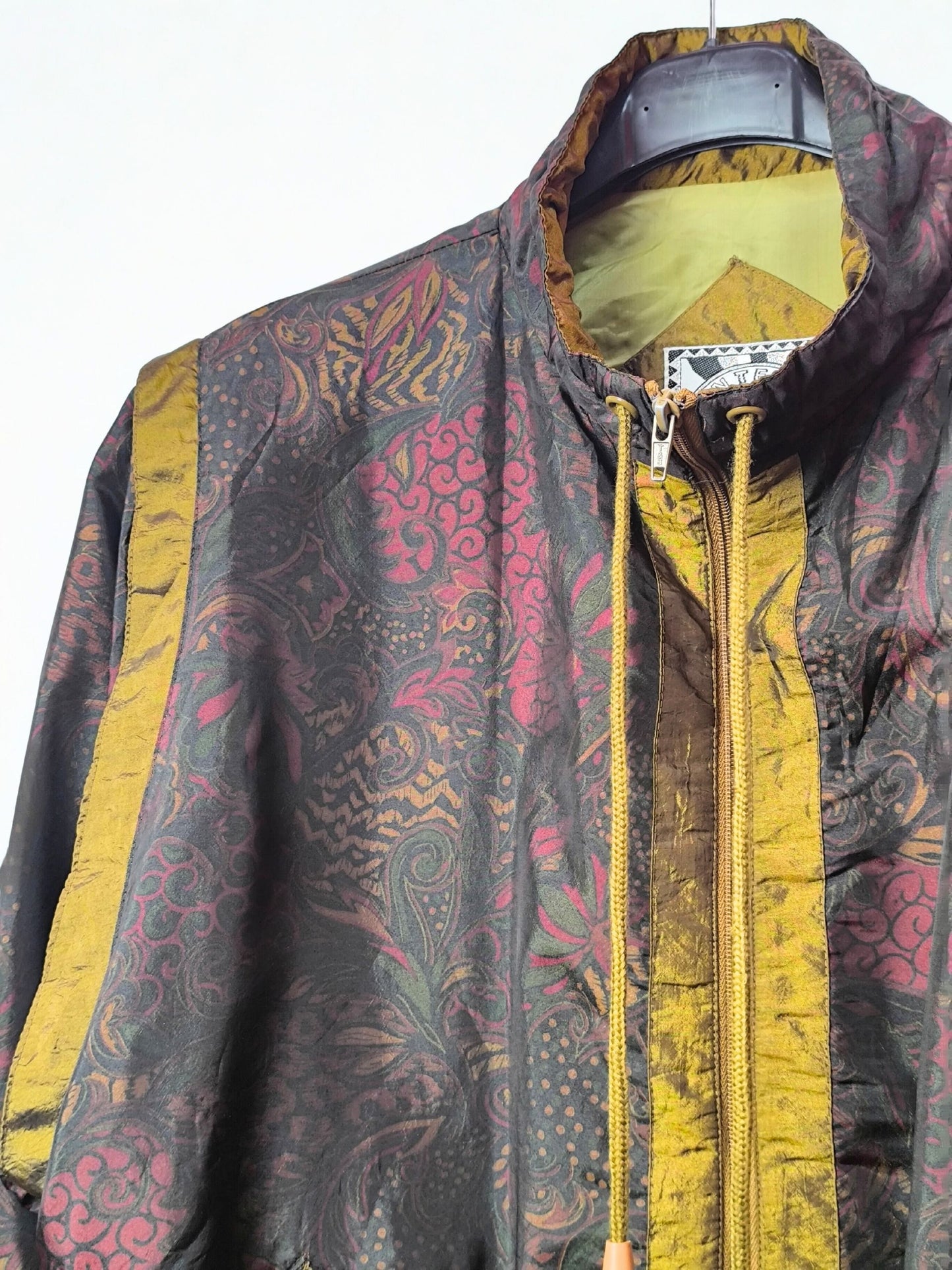 Vintage Sunterra Lady Windbreaker Jacket – '80s Paisley Glam
