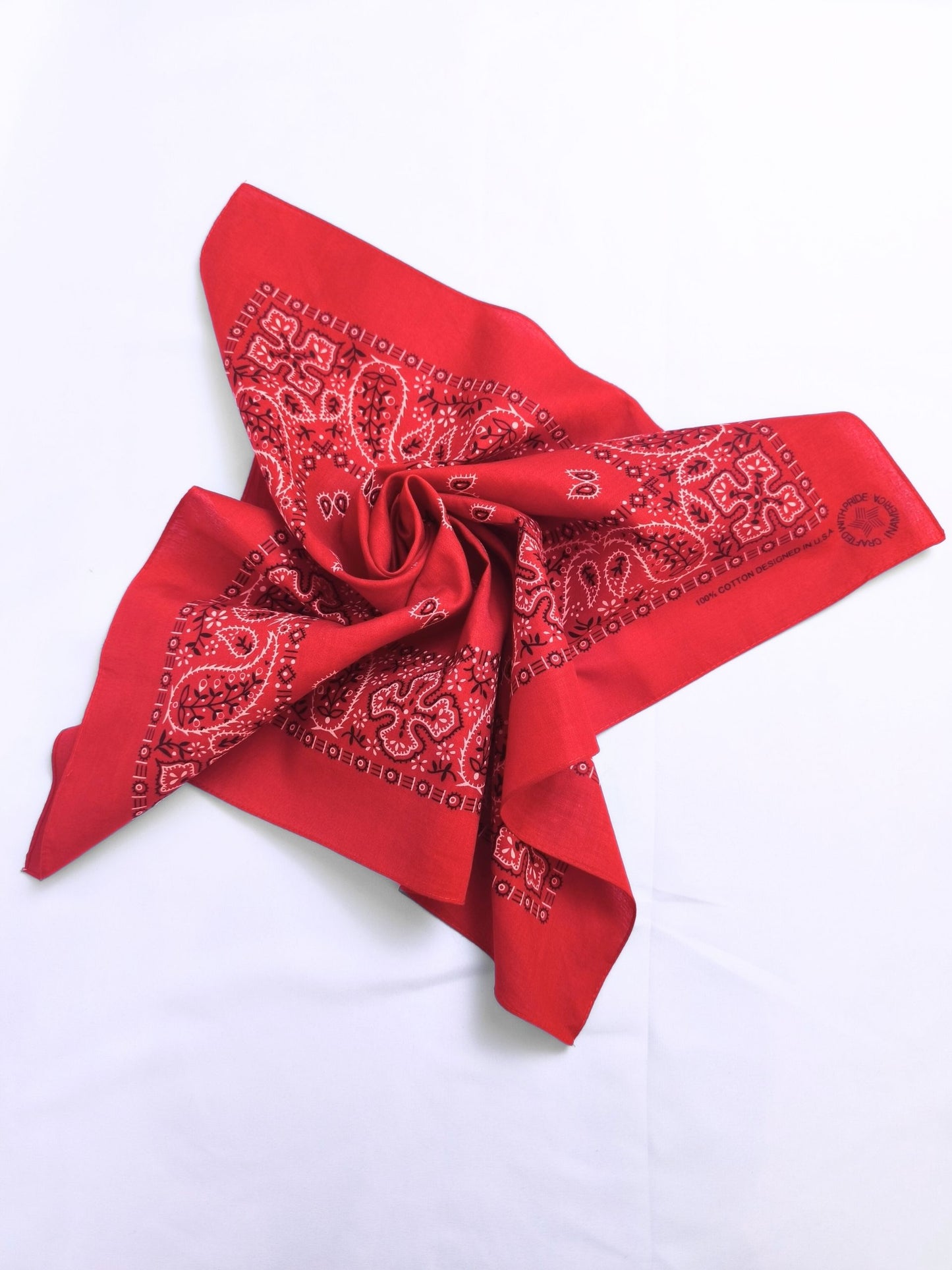 Vintage Red Wamcraft Bandana – Made in USA