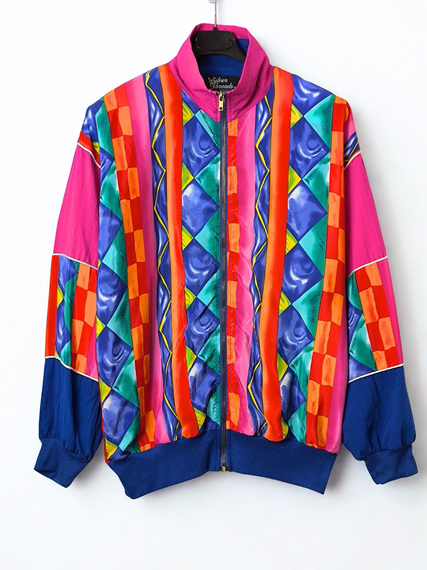"Electric Playground" Windbreaker by Silver Threads LTD