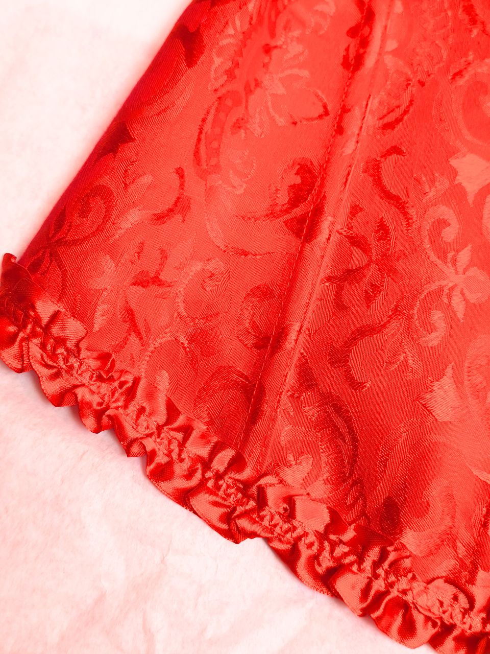 Red Brocade Corset