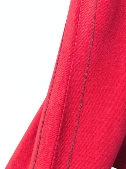 Y2K Hard Rock Café Paris T-Shirt – Red Cotton Tee with Rhinestones (Women’s L)