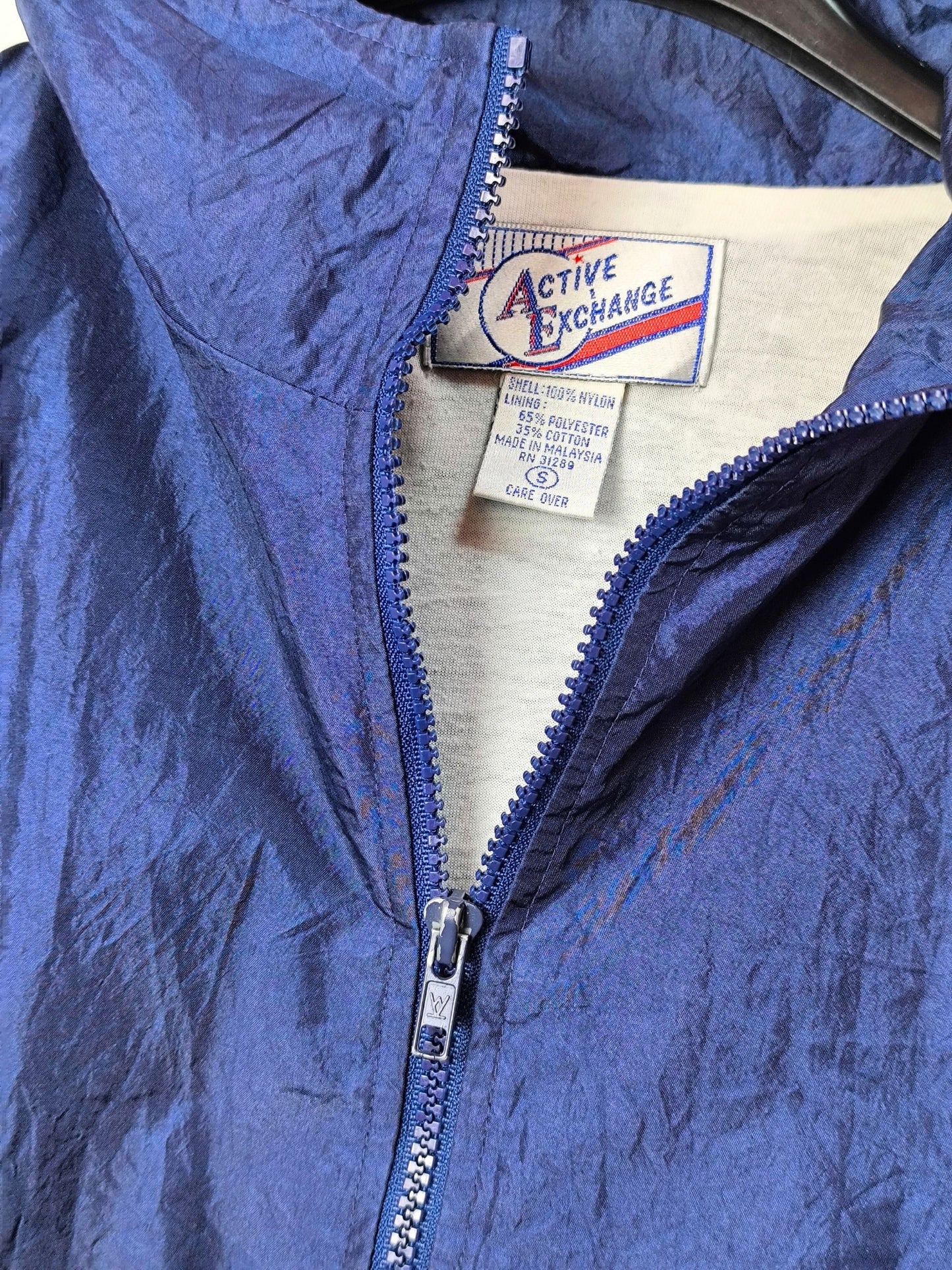 Electric Blue Baroque Windbreaker – by Active Exchange